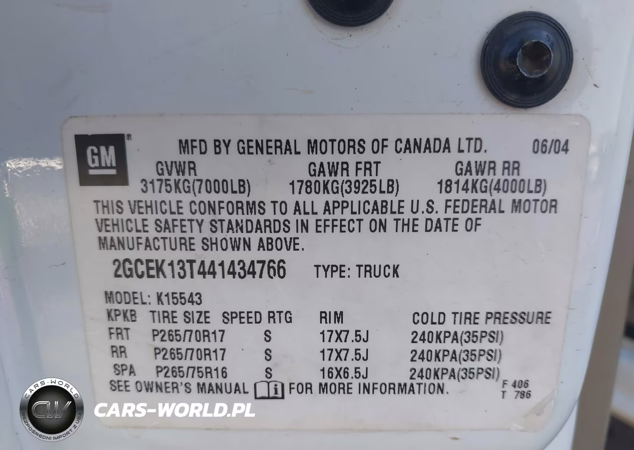 2004 Chevrolet Silverado 1500 Ls VIN:2GCEK13T441434766 - 9
