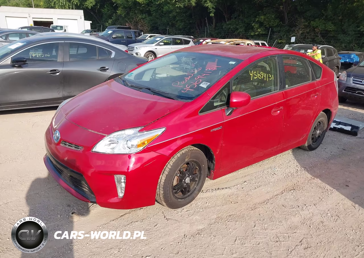 2012 Toyota Prius Two VIN:JTDKN3DU8C0334970 - 2
