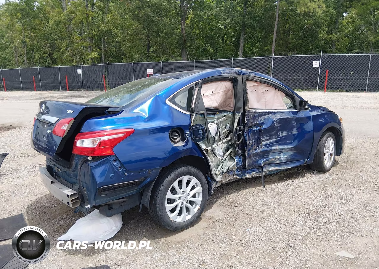2019 Nissan Sentra Sv VIN:3N1AB7AP4KY346244 - 4