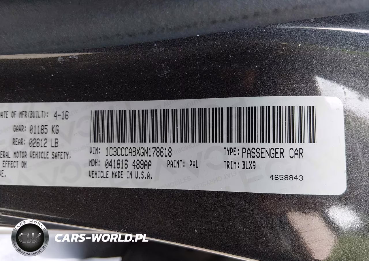 2016 Chrysler 200 Limited Platinum VIN:1C3CCCABXGN178618 - 9