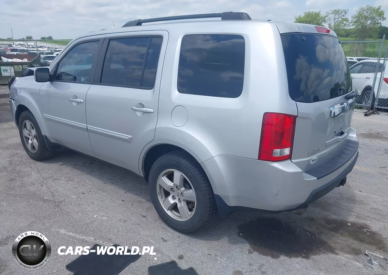 2011 Honda Pilot Ex-L VIN:5FNYF4H57BB080233 - 3