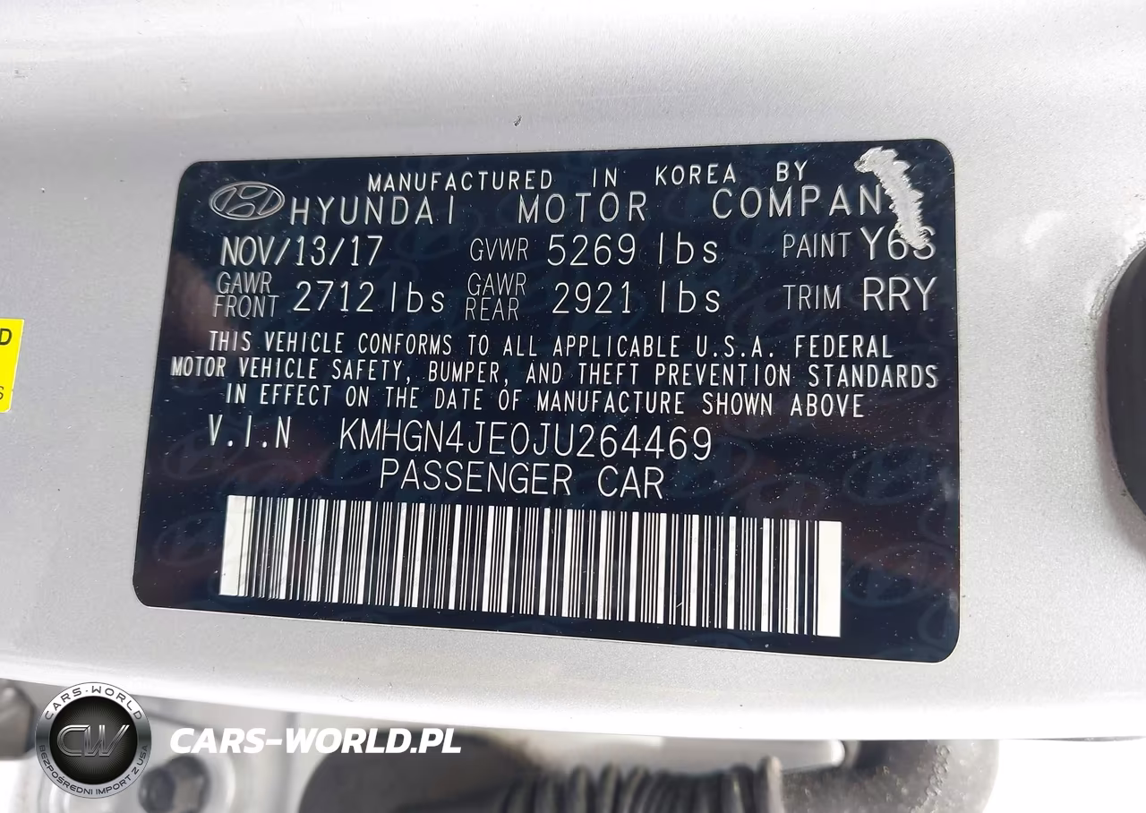2018 Genesis G80 3.8 VIN:KMHGN4JE0JU264469 - 9
