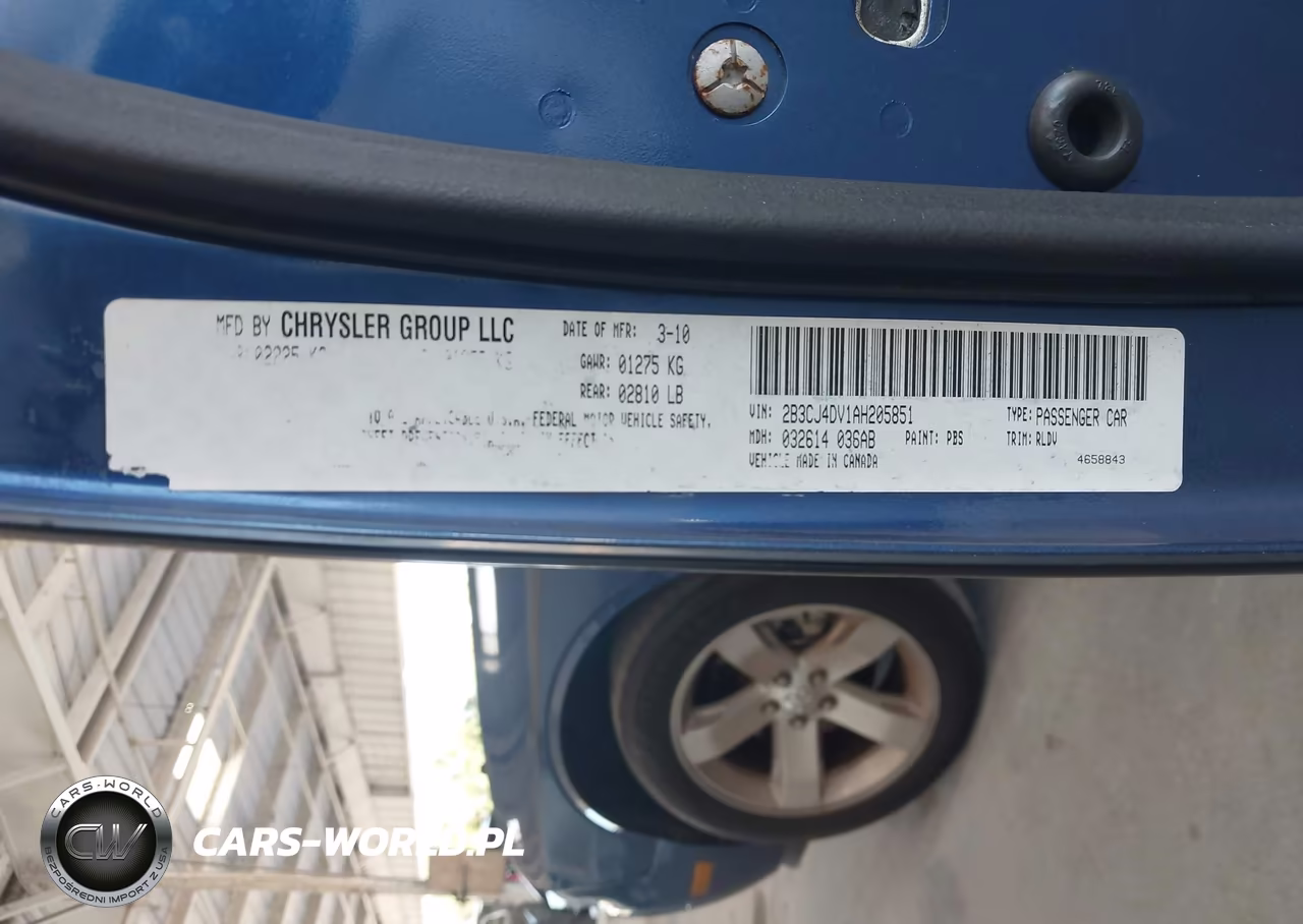 2010 Dodge Challenger Se VIN:2B3CJ4DV1AH205851 - 9