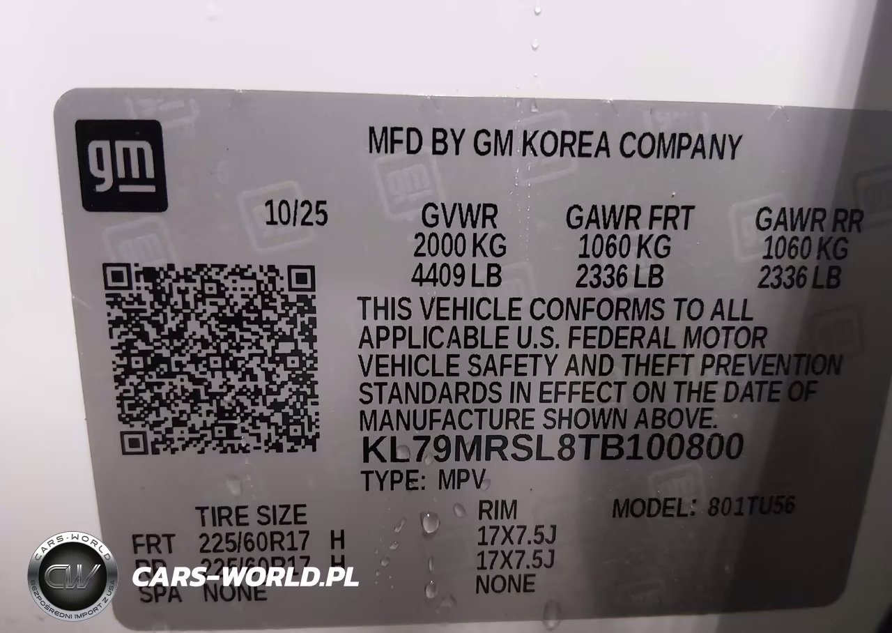 2026 Chevrolet Trailblazer Awd Lt VIN:KL79MRSL8TB100800 - 9