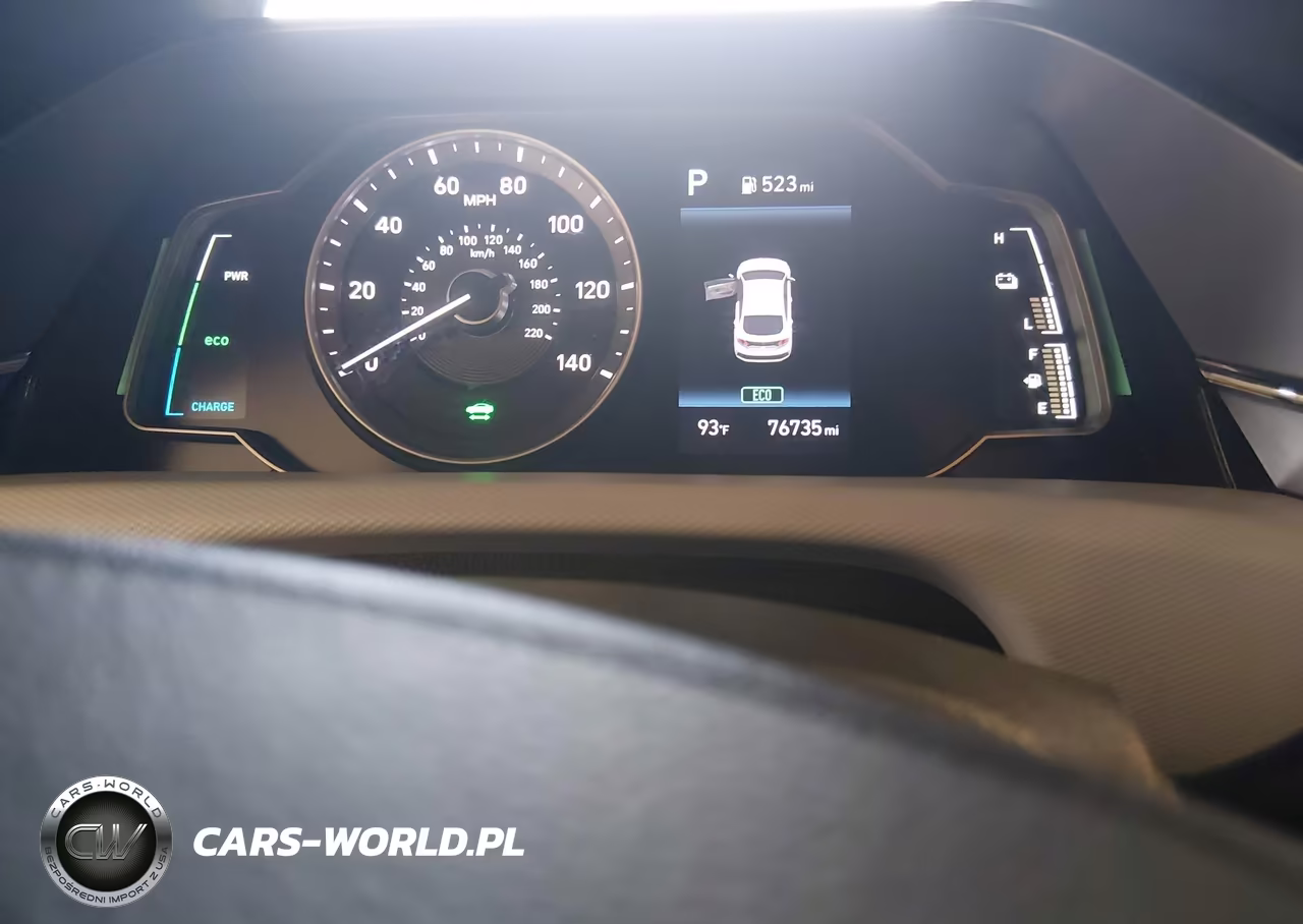 2020 Hyundai Ioniq Hybrid Blue VIN:KMHC65LC8LU220283 - 7