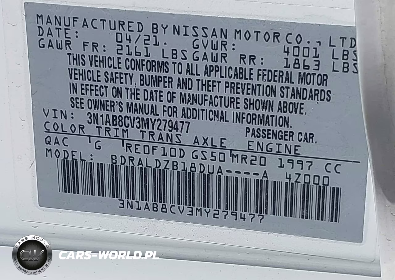 2021 Nissan Sentra Sv Xtronic Cvt VIN:3N1AB8CV3MY279477 - 9