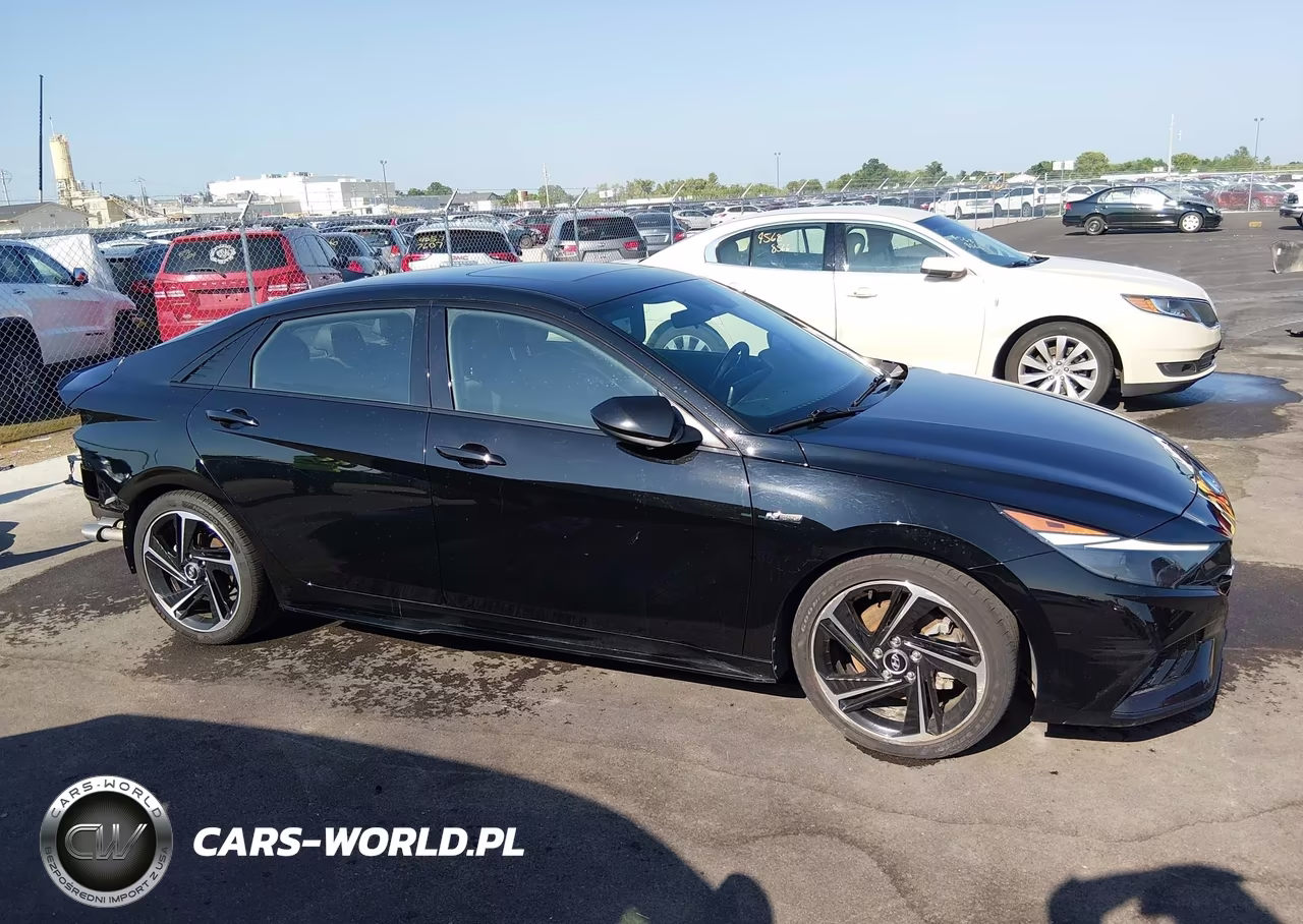2021 Hyundai Elantra N Line VIN:KMHLR4AF8MU105960 - 14