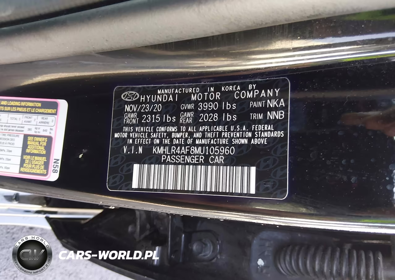 2021 Hyundai Elantra N Line VIN:KMHLR4AF8MU105960 - 9