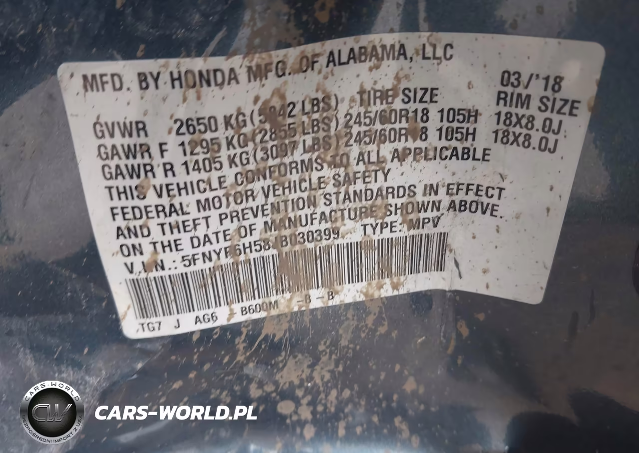 2018 Honda Pilot Ex-L VIN:5FNYF6H58JB030399 - 9