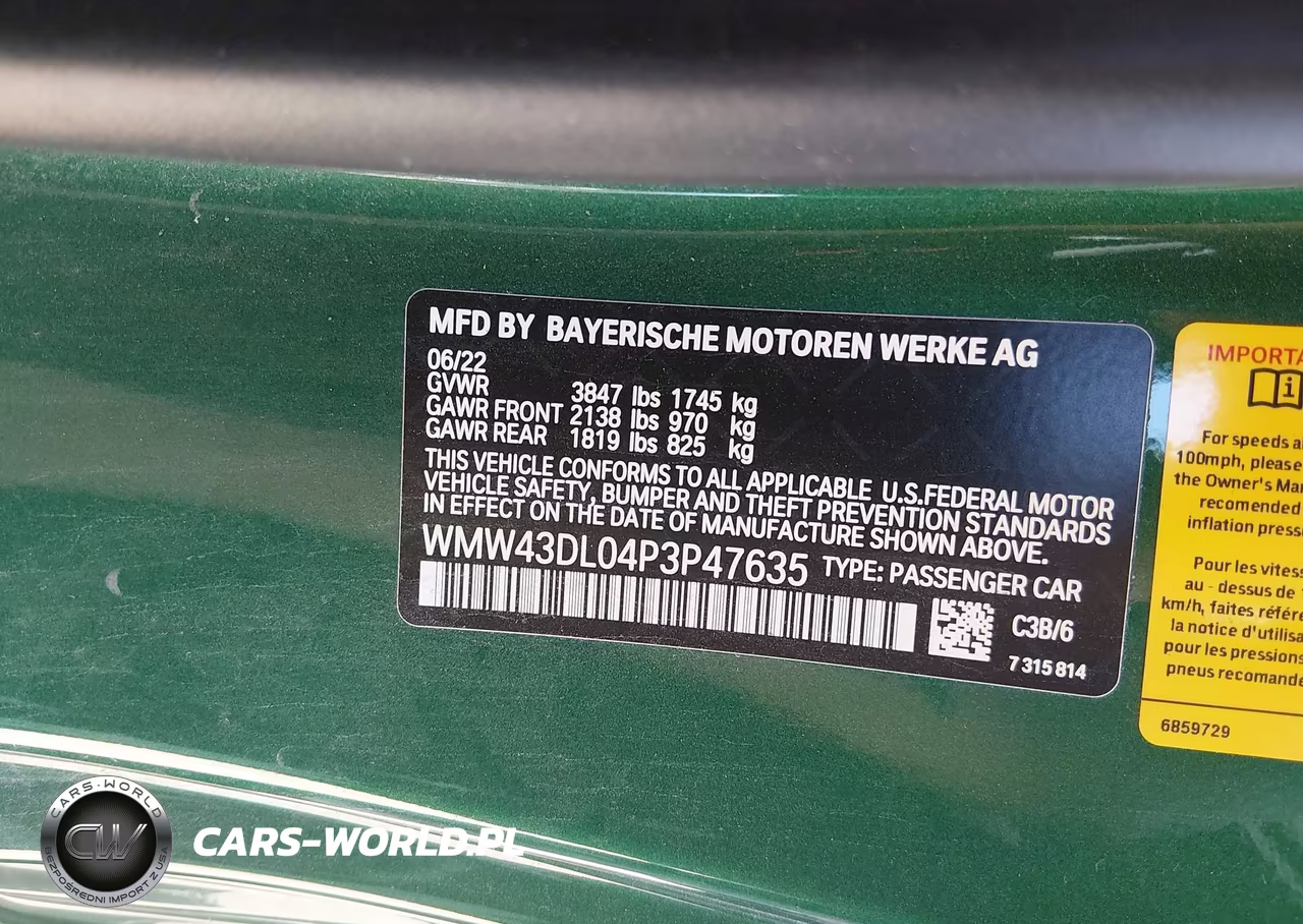 2023 Mini Convertible Cooper S VIN:WMW43DL04P3P47635 - 9