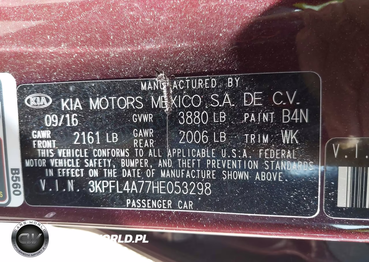 2017 Kia Forte Lx VIN:3KPFL4A77HE053298 - 9