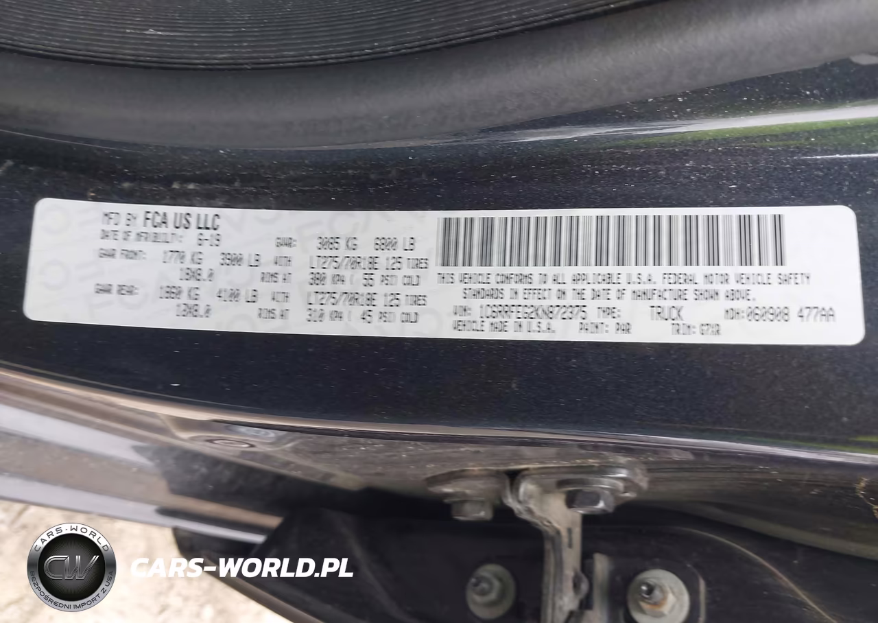 2019 Ram 1500 Rebel 4X4 6'4 Box VIN:1C6RRFEG2KN872375 - 9