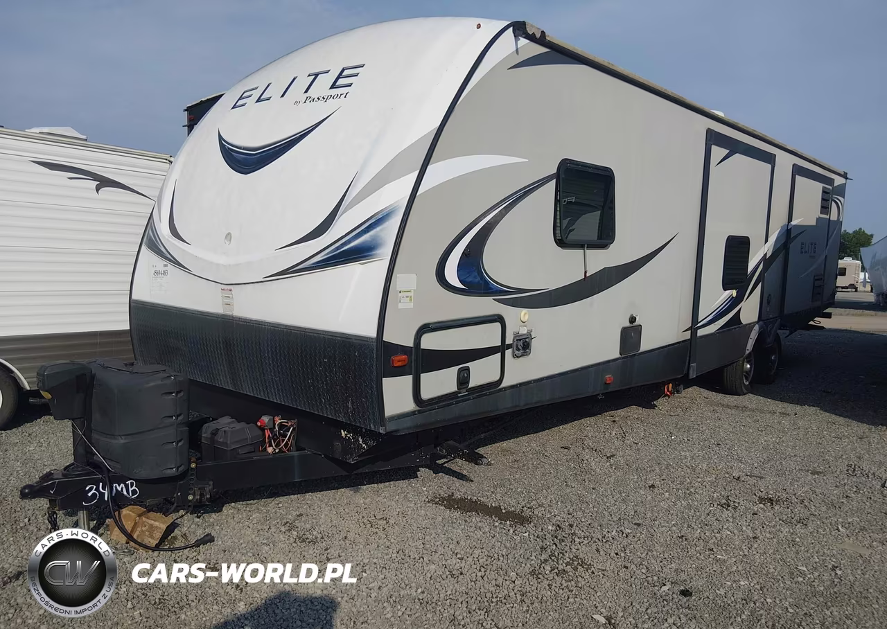 2018 Keystone Rv Passport Elite 24Mb Travel Trailer VIN:4YDT34M29JK418325 - 2