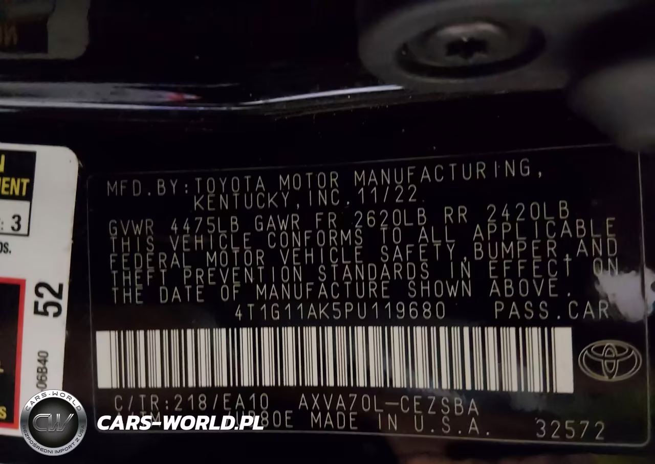 2023 Toyota Camry Se VIN:4T1G11AK5PU119680 - 9