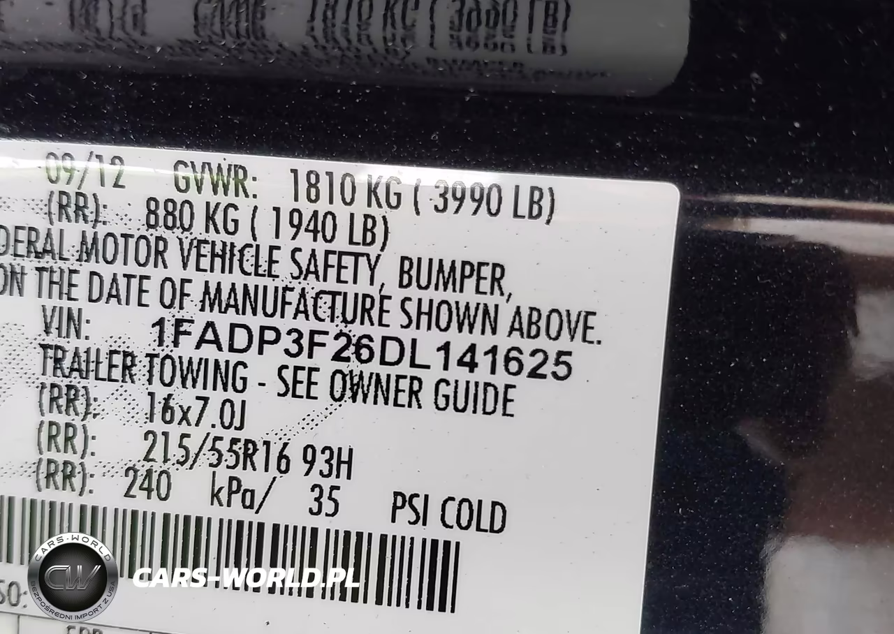 2013 Ford Focus Se VIN:1FADP3F26DL141625 - 9
