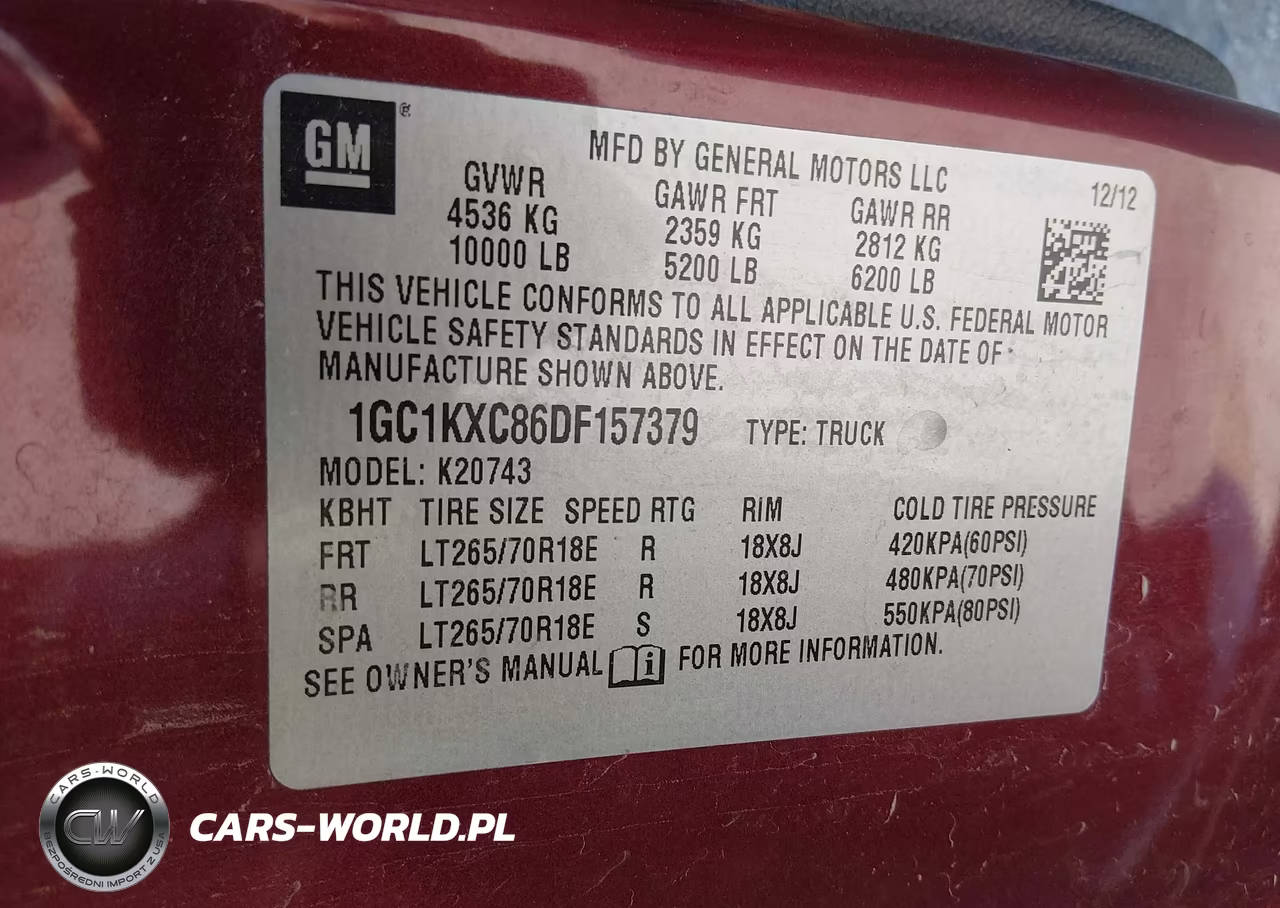2013 Chevrolet Silverado 2500Hd Lt VIN:1GC1KXC86DF157379 - 9
