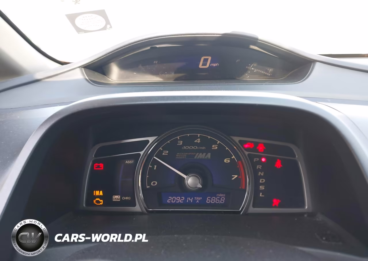 2007 Honda Civic Hybrid VIN:JHMFA36247S021562 - 7