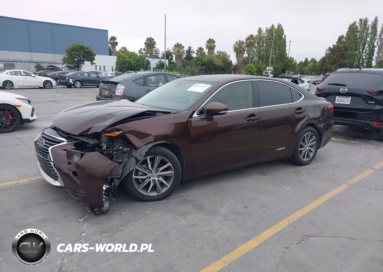 2018 Lexus Es 300H VIN:JTHBW1GG4J2169457 - 2