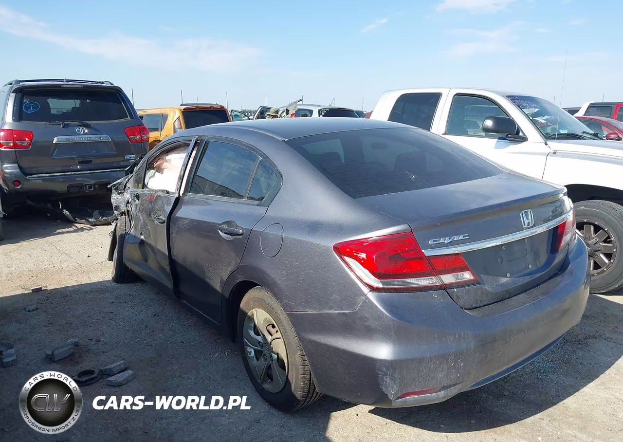 2015 Honda Civic Lx VIN:19XFB2F55FE120797 - 3