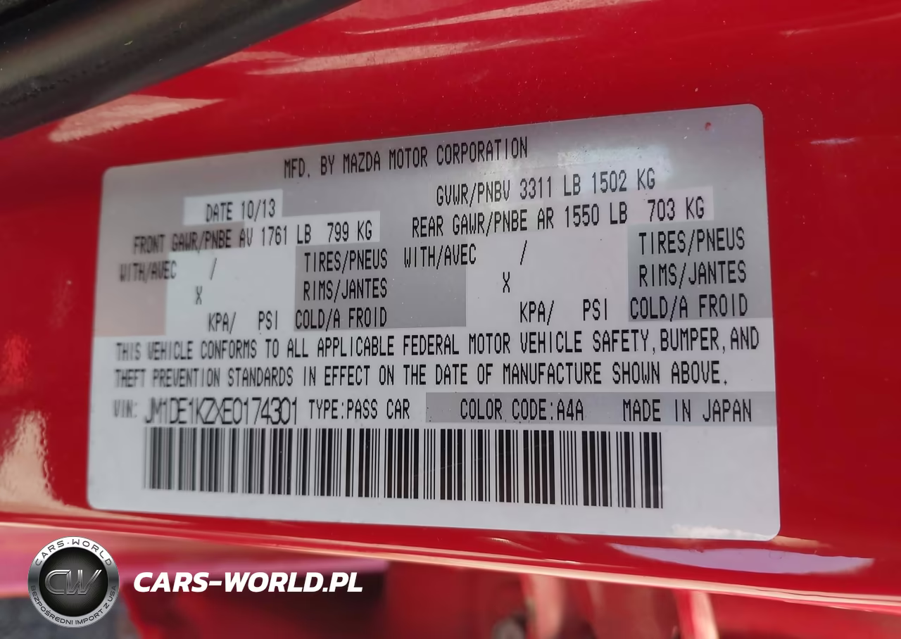 2014 Mazda Mazda2 Sport VIN:JM1DE1KZXE0174301 - 9