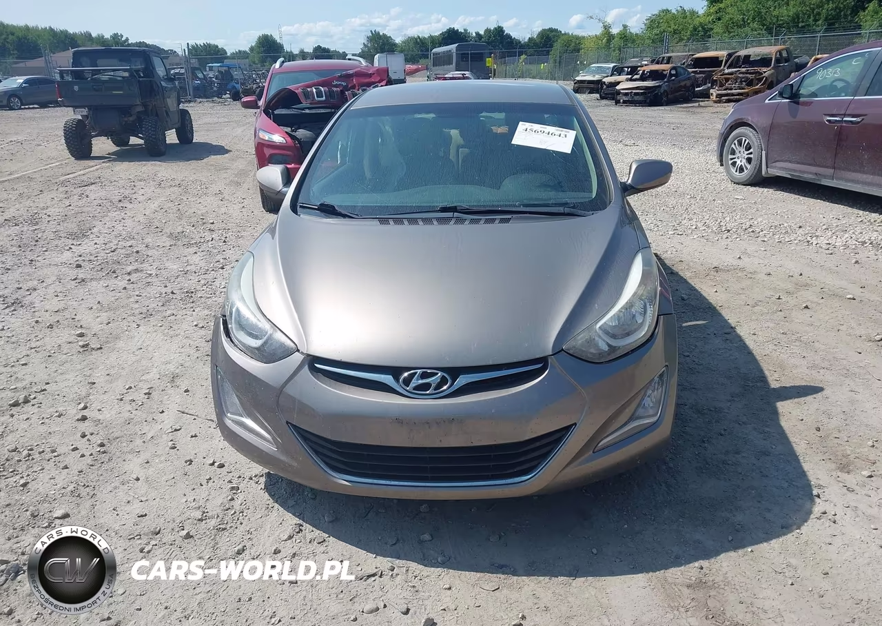 2014 Hyundai Elantra Se VIN:5NPDH4AE6EH516255 - 12