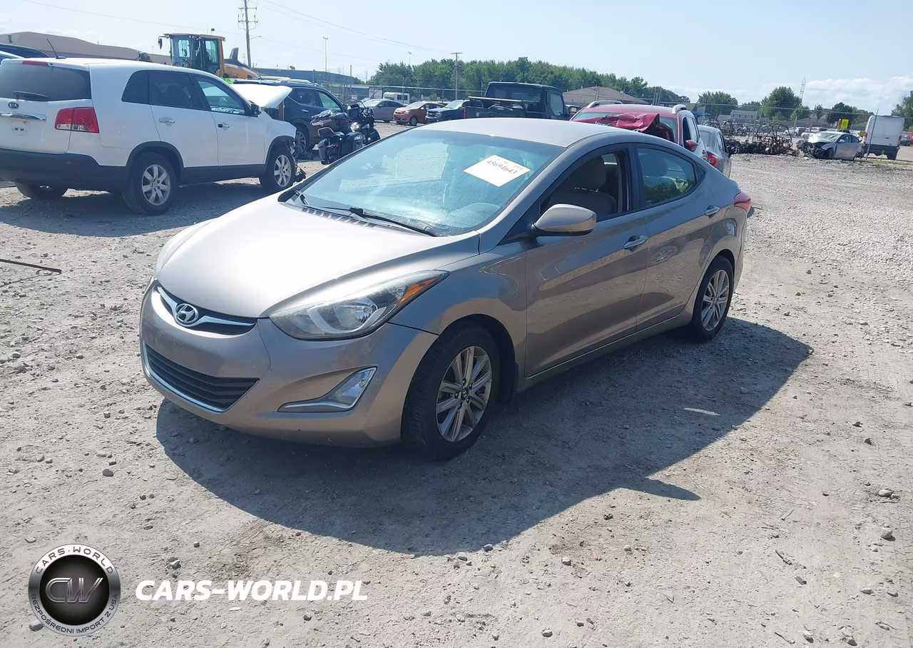 2014 Hyundai Elantra Se VIN:5NPDH4AE6EH516255 - 2