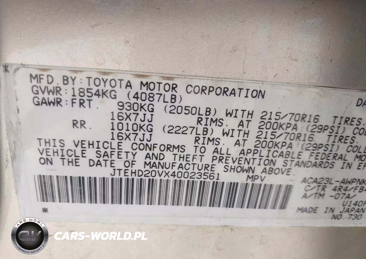 2004 Toyota Rav4 VIN:JTEHD20VX40023561 - 9