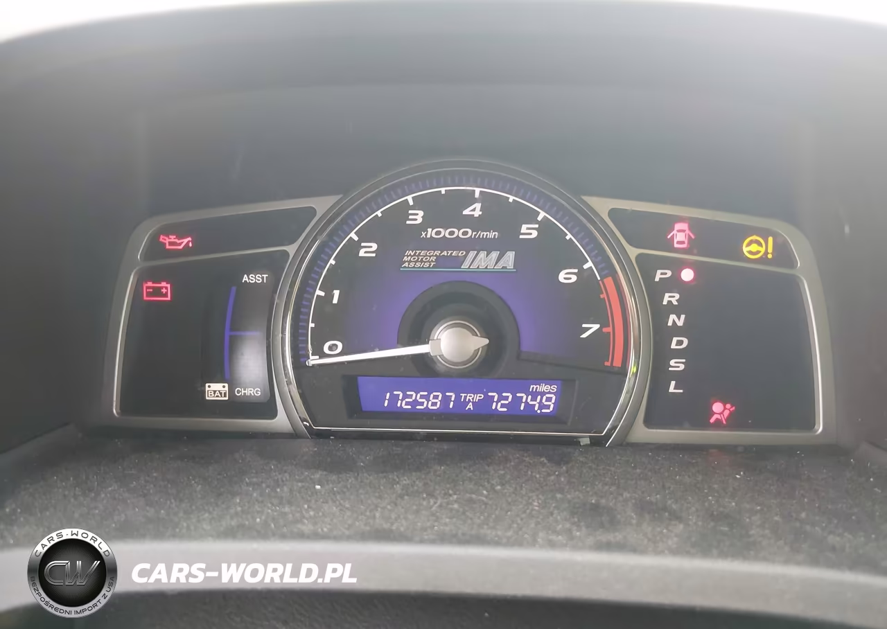 2008 Honda Civic Hybrid VIN:JHMFA36208S028705 - 7