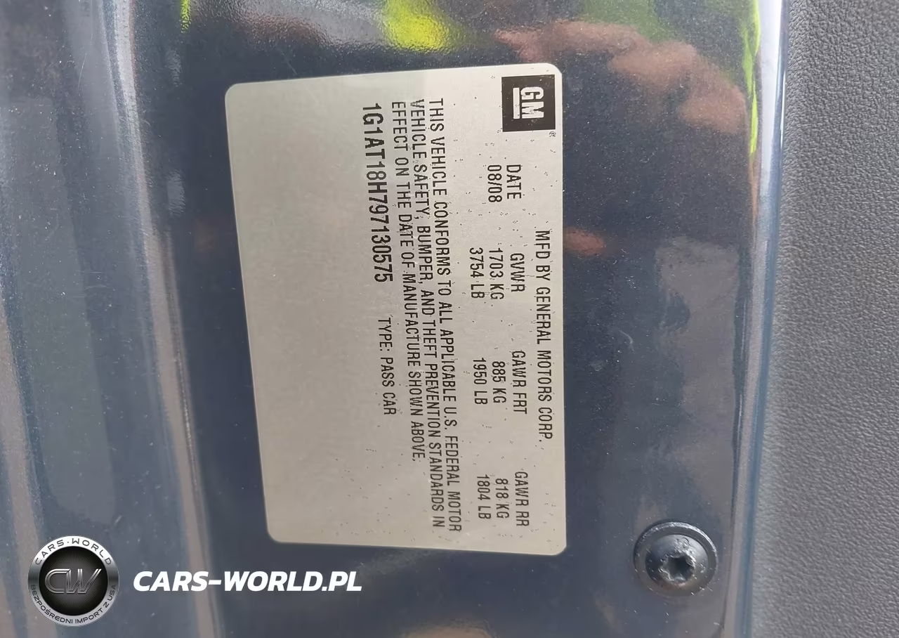 2009 Chevrolet Cobalt Ss VIN:1G1AT18H797130575 - 9