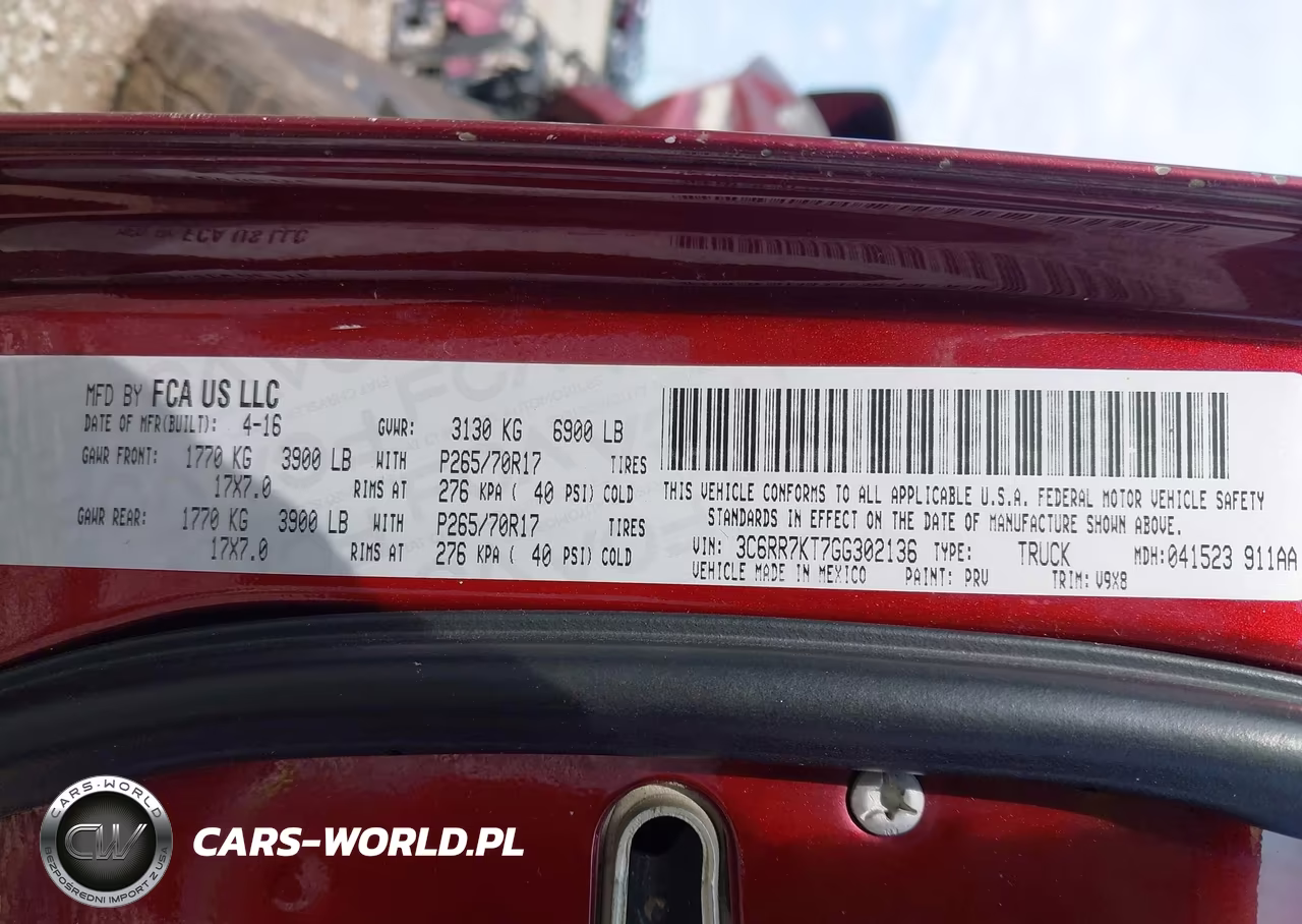 2016 Ram 1500 St VIN:3C6RR7KT7GG302136 - 9