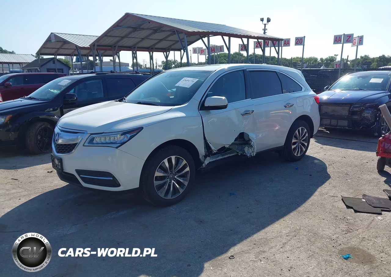 2014 Acura Mdx Technology Package VIN:5FRYD3H46EB012404 - 2