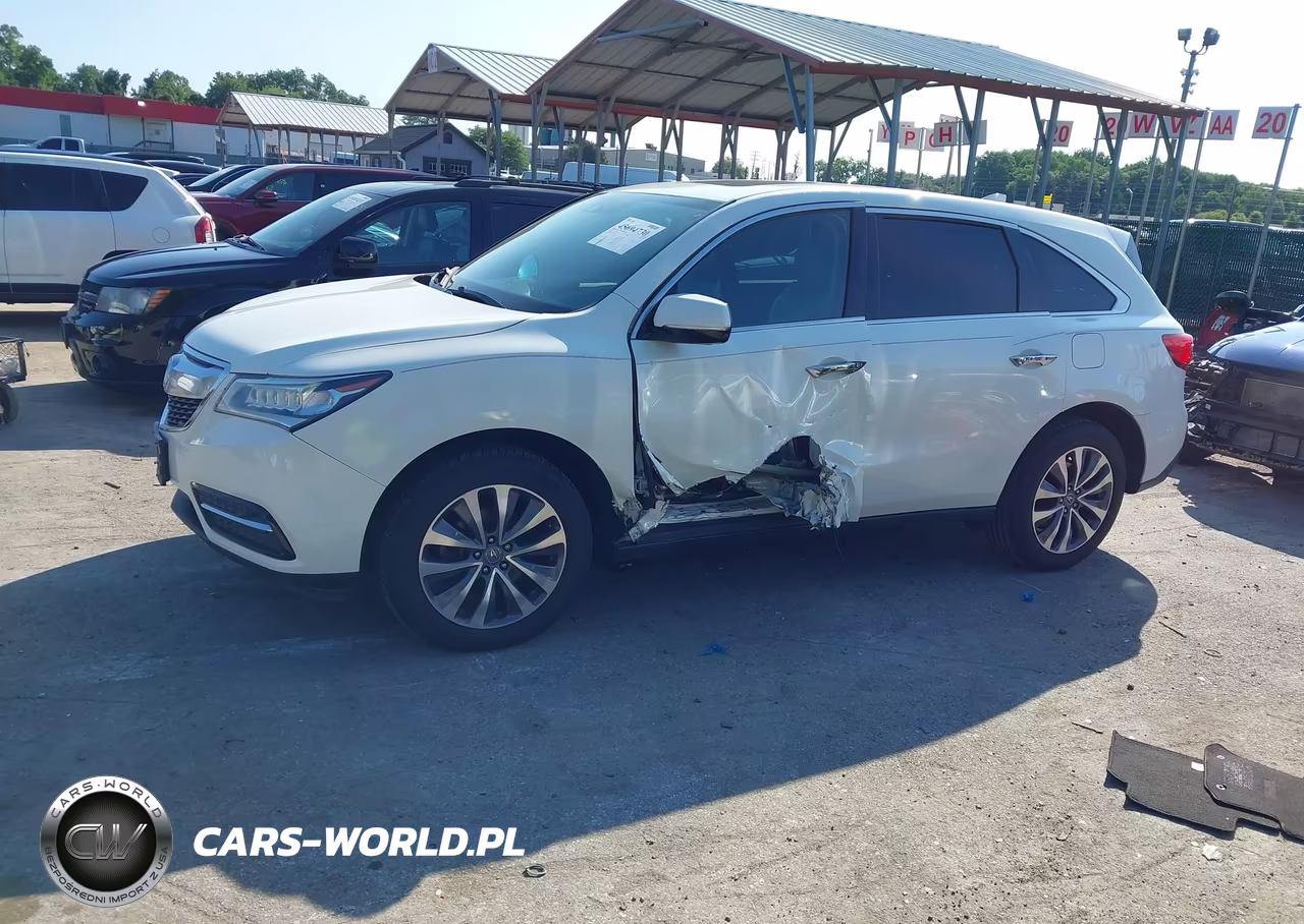 2014 Acura Mdx Technology Package VIN:5FRYD3H46EB012404 - 6