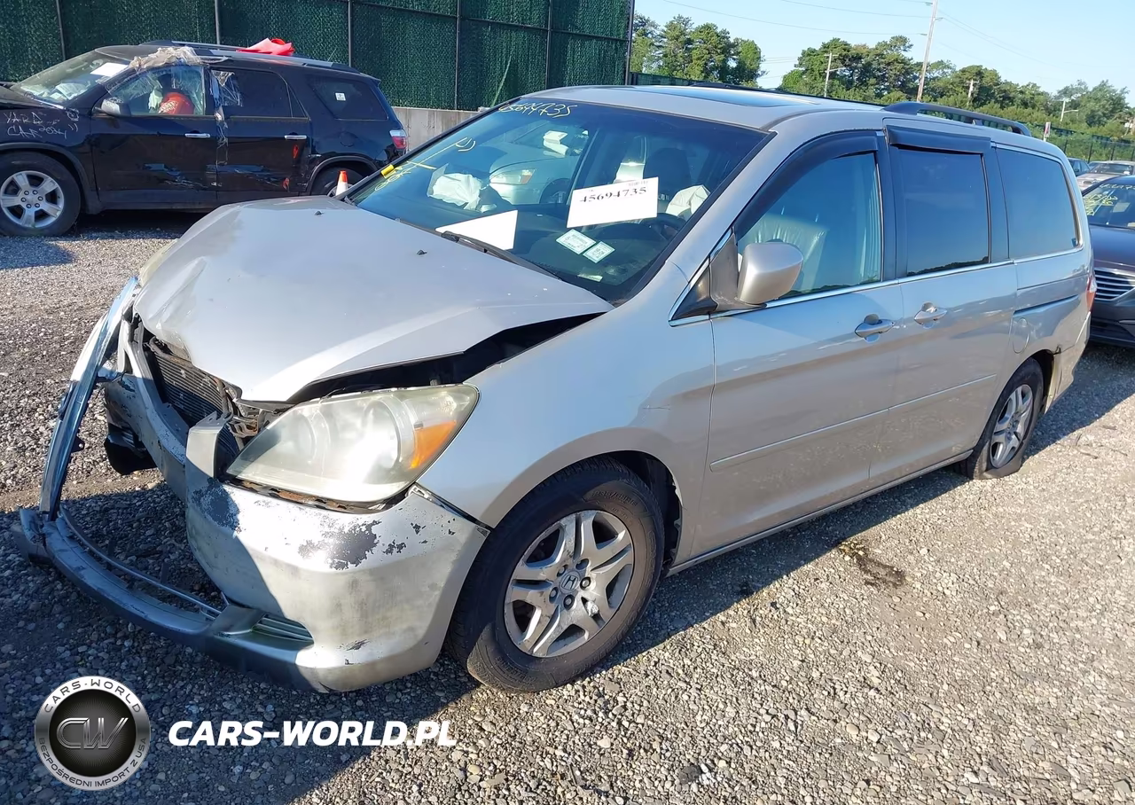 2007 Honda Odyssey Ex-L VIN:5FNRL38737B076390 - 2