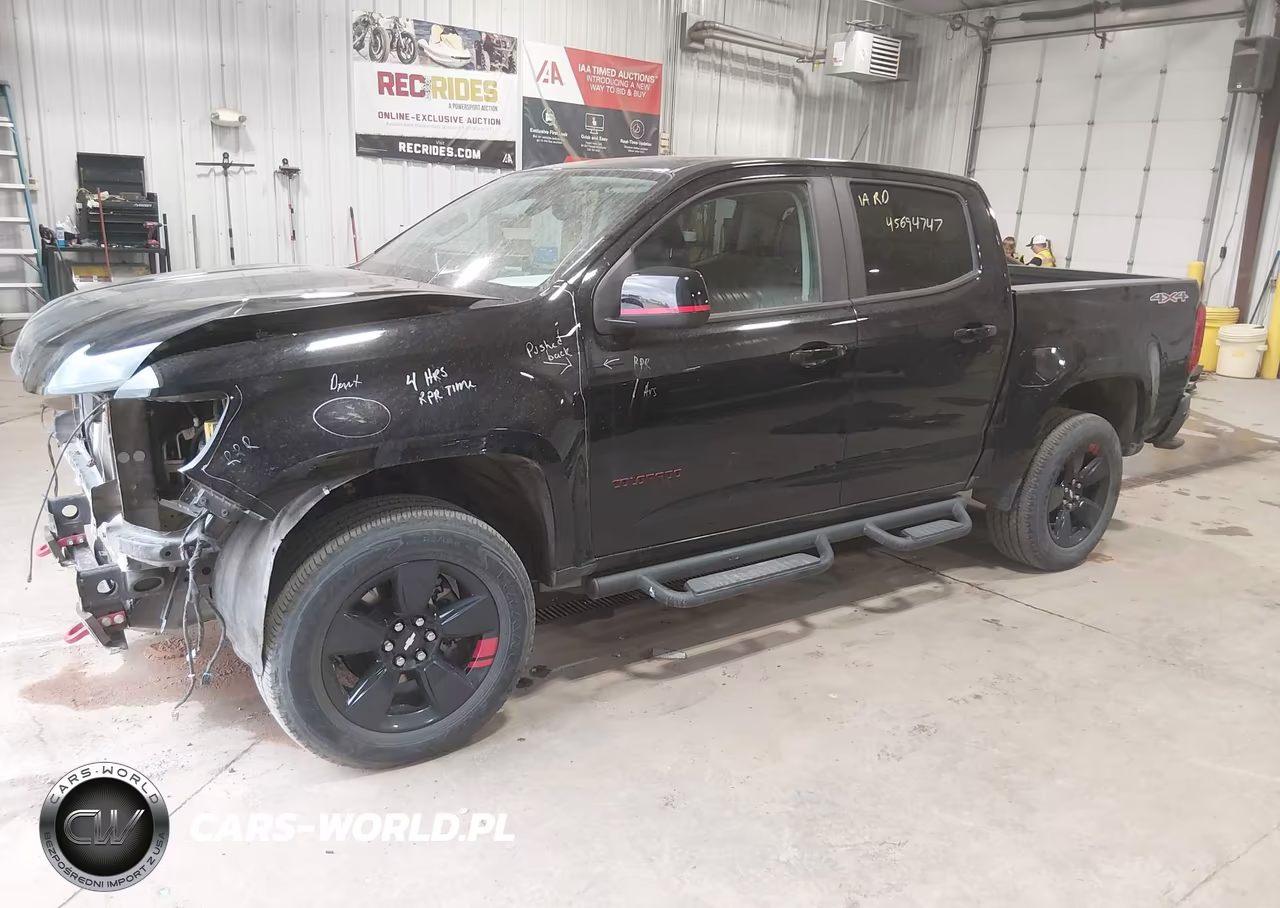 2021 Chevrolet Colorado 4Wd Short Box Lt VIN:1GCGTCEN8M1100889 - 2