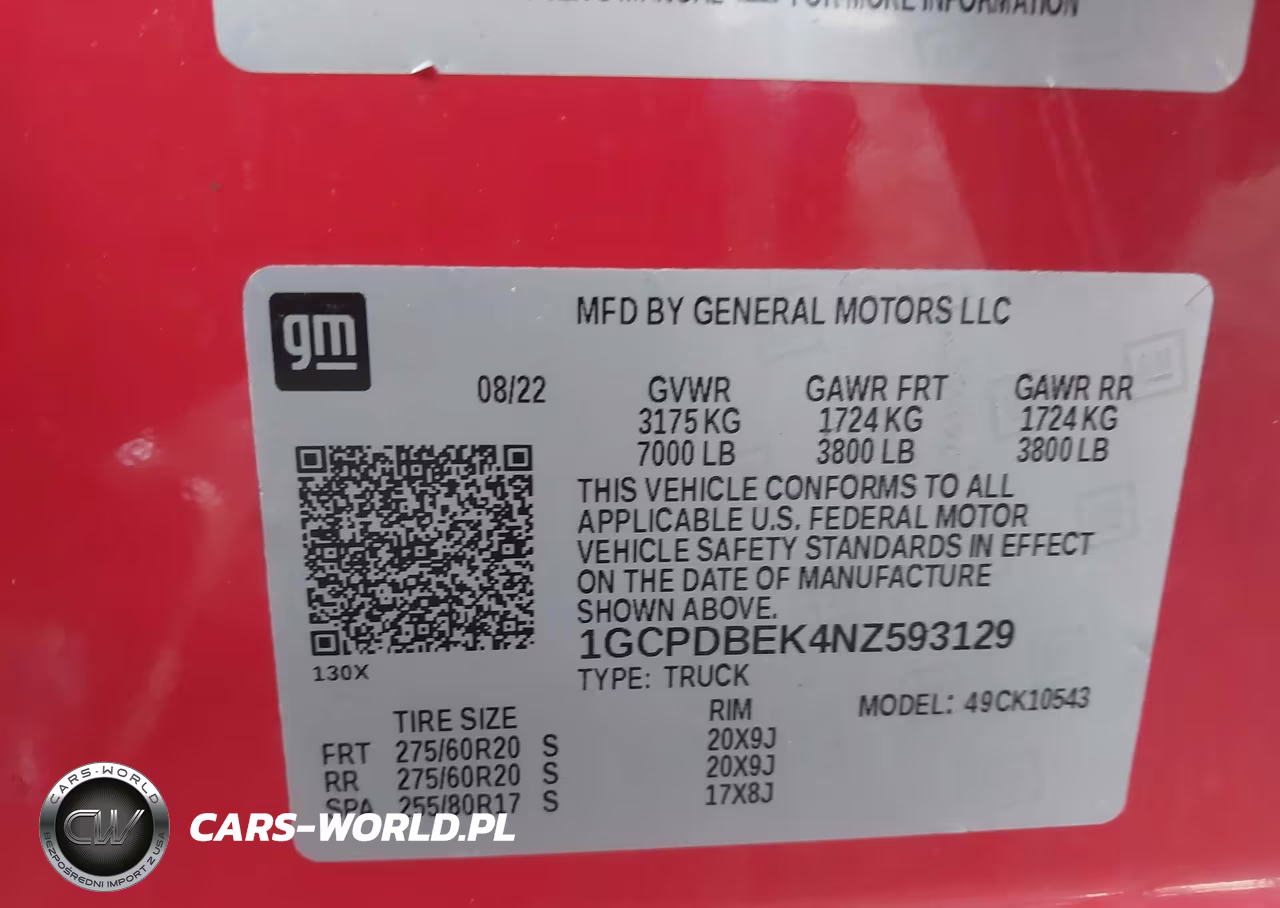 2022 Chevrolet Silverado 1500 4Wd Short Bed Custom VIN:1GCPDBEK4NZ593129 - 9