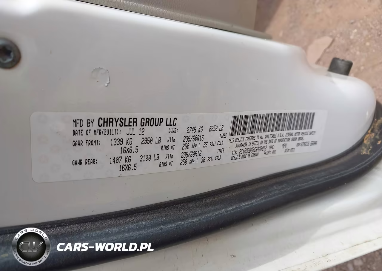 2012 Dodge Grand Caravan Se-Avp VIN:2C4RDGBG0CR420012 - 9