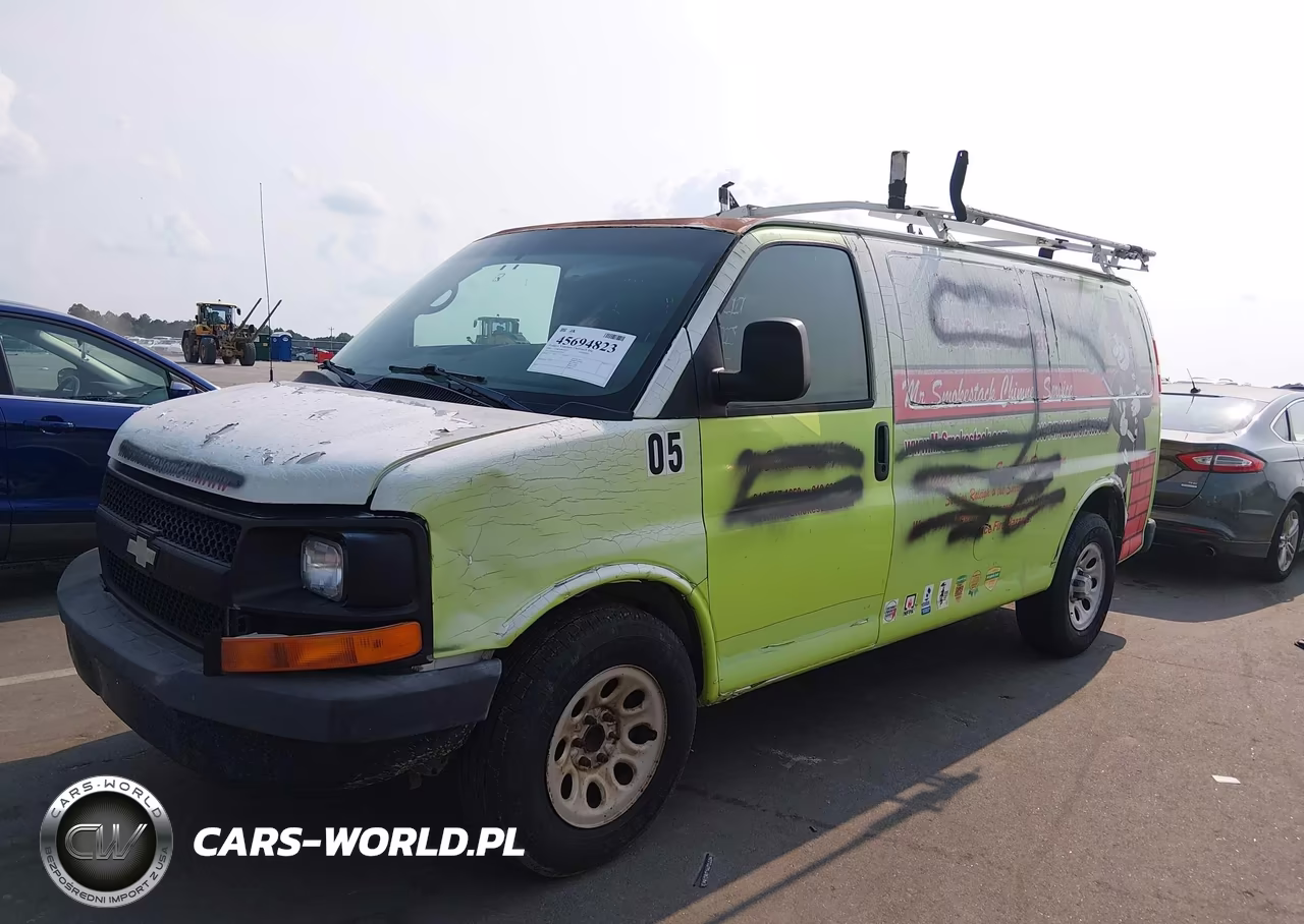 2009 Chevrolet Express Work Van VIN:1GCFG154791157099 - 2