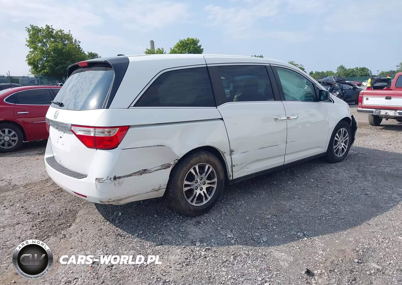2012 Honda Odyssey Ex-L VIN:5FNRL5H64CB122211 - 4