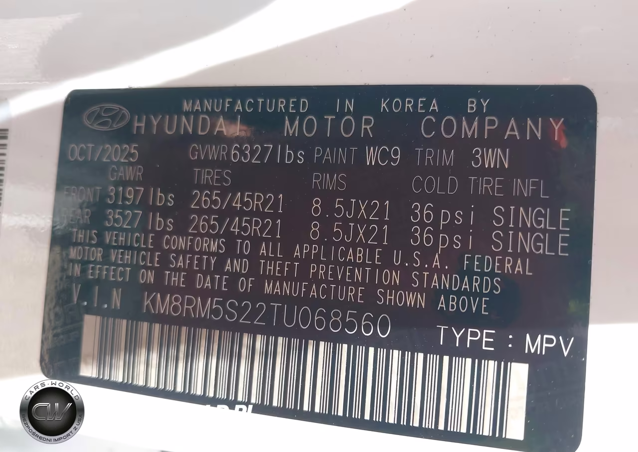 2026 Hyundai Palisade Calligraphy VIN:KM8RM5S22TU068560 - 9