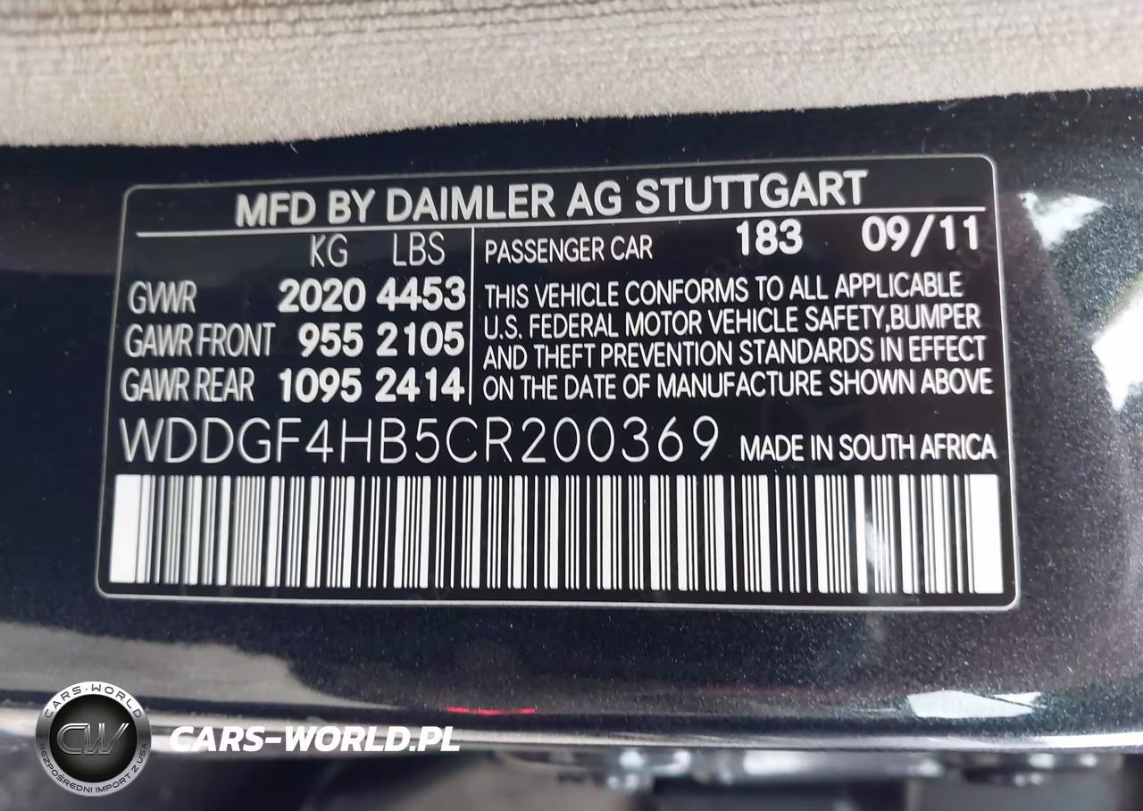 2012 Mercedes-Benz C 250 Sport VIN:WDDGF4HB5CR200369 - 9