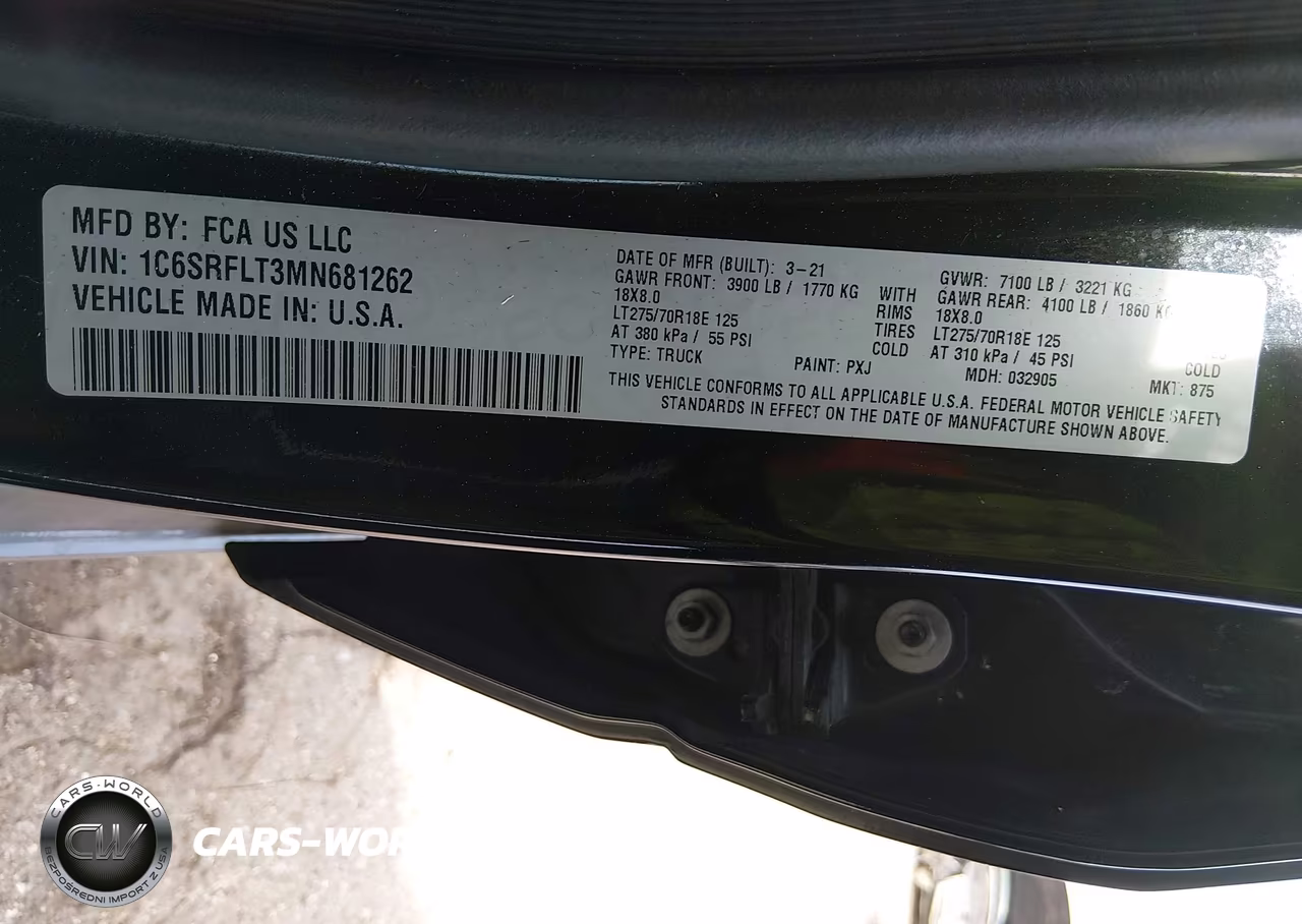 2021 Ram 1500 Rebel 4X4 5'7 Box VIN:1C6SRFLT3MN681262 - 9