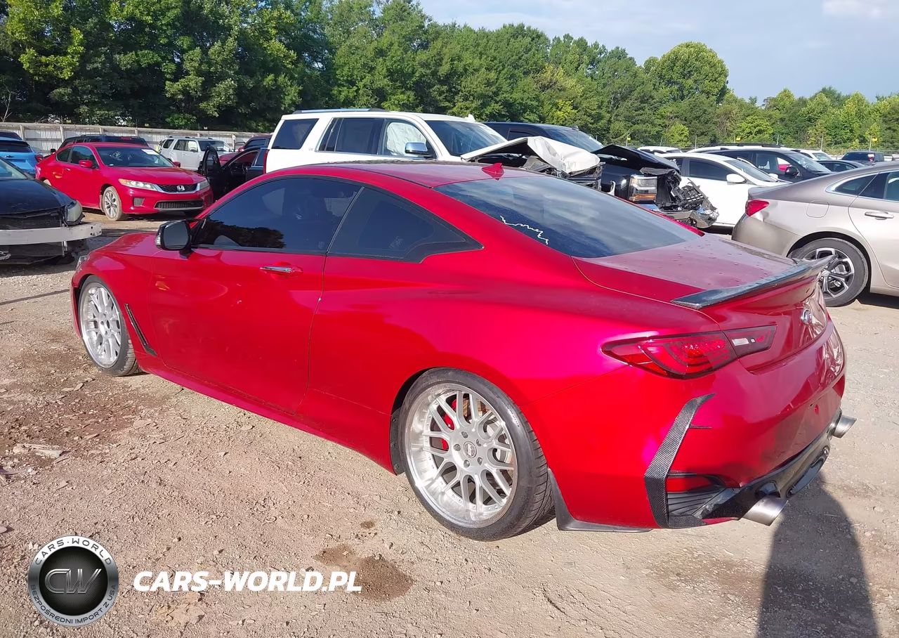 2017 Infiniti Q60 3.0T Red Sport 400 VIN:JN1FV7EK5HM610739 - 3