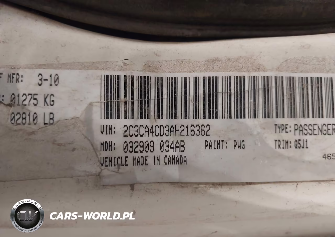 2010 Chrysler 300 Touring VIN:2C3CA4CD3AH216362 - 9