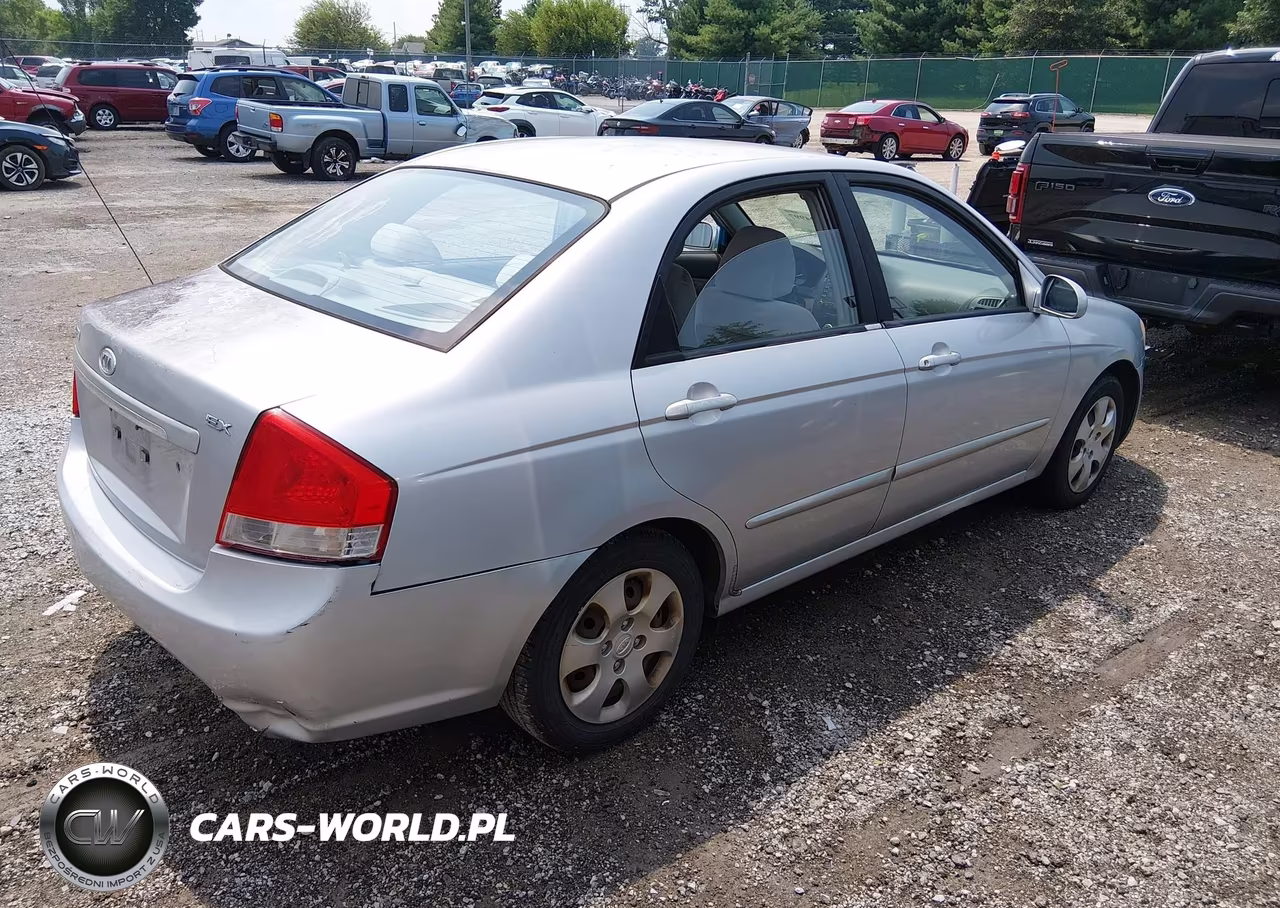 2007 Kia Spectra Ex VIN:KNAFE121975395720 - 4