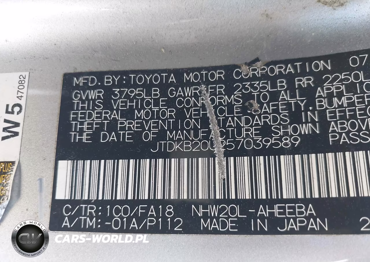 2005 Toyota Prius VIN:JTDKB20U257039589 - 9