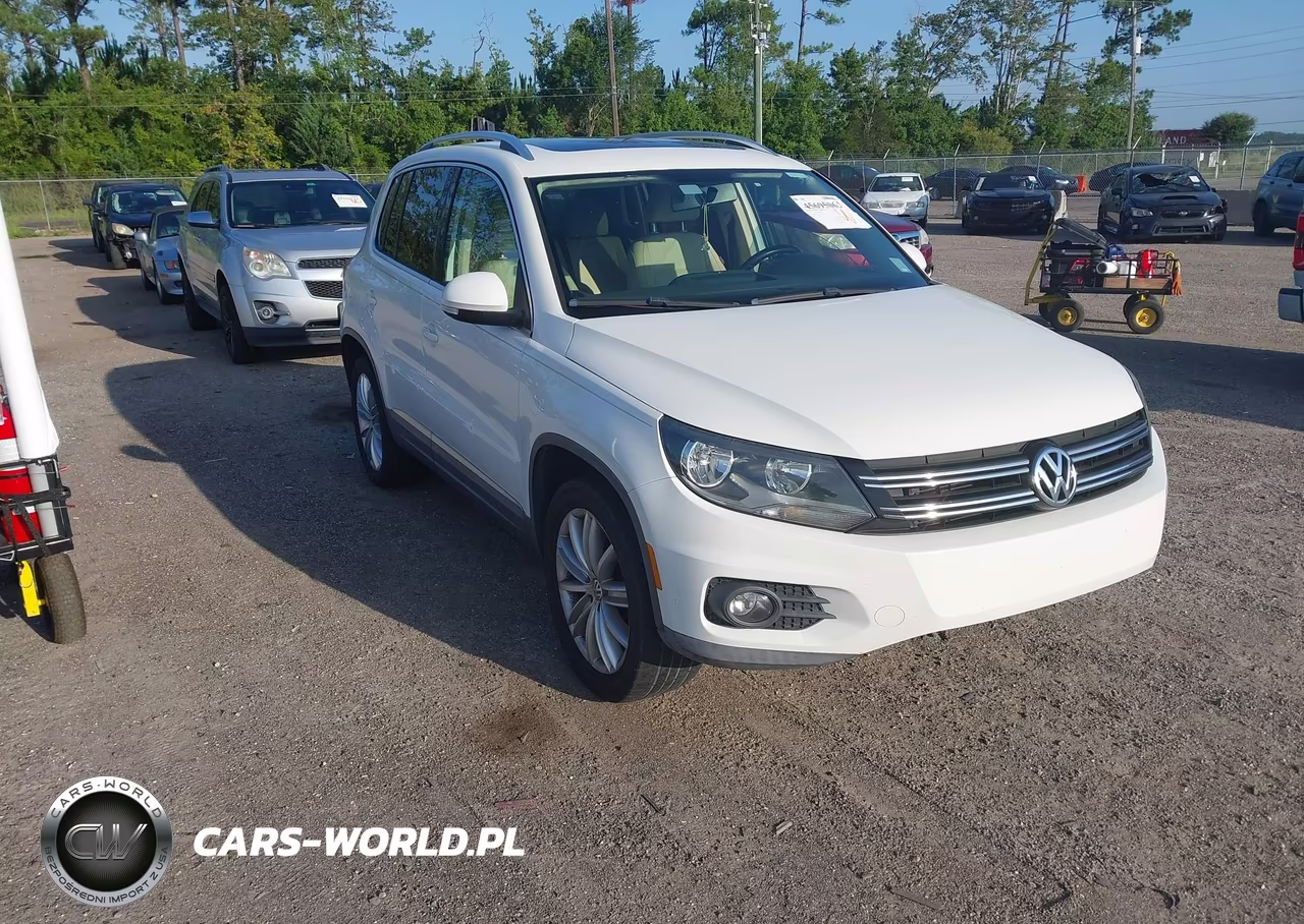 2012 Volkswagen Tiguan Se VIN:WVGAV7AXXCW503672 - 1