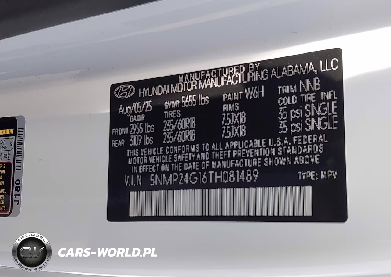 2026 Hyundai Santa Fe Hybrid Sel VIN:5NMP24G16TH081489 - 9