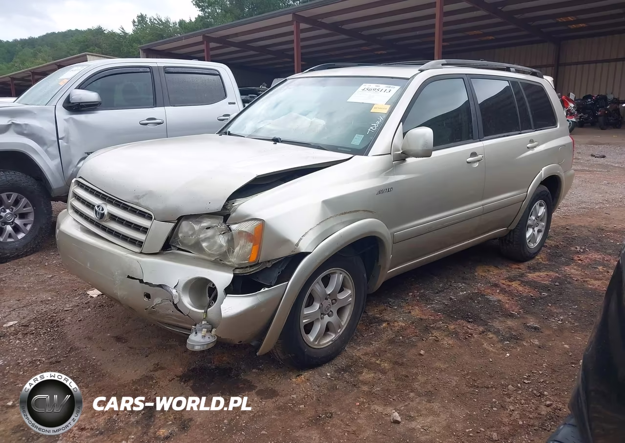 2002 Toyota Highlander Limited V6 VIN:JTEGF21A020063100 - 2