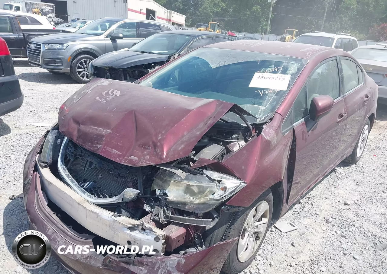 2014 Honda Civic Lx VIN:2HGFB2F52EH525116 - 2