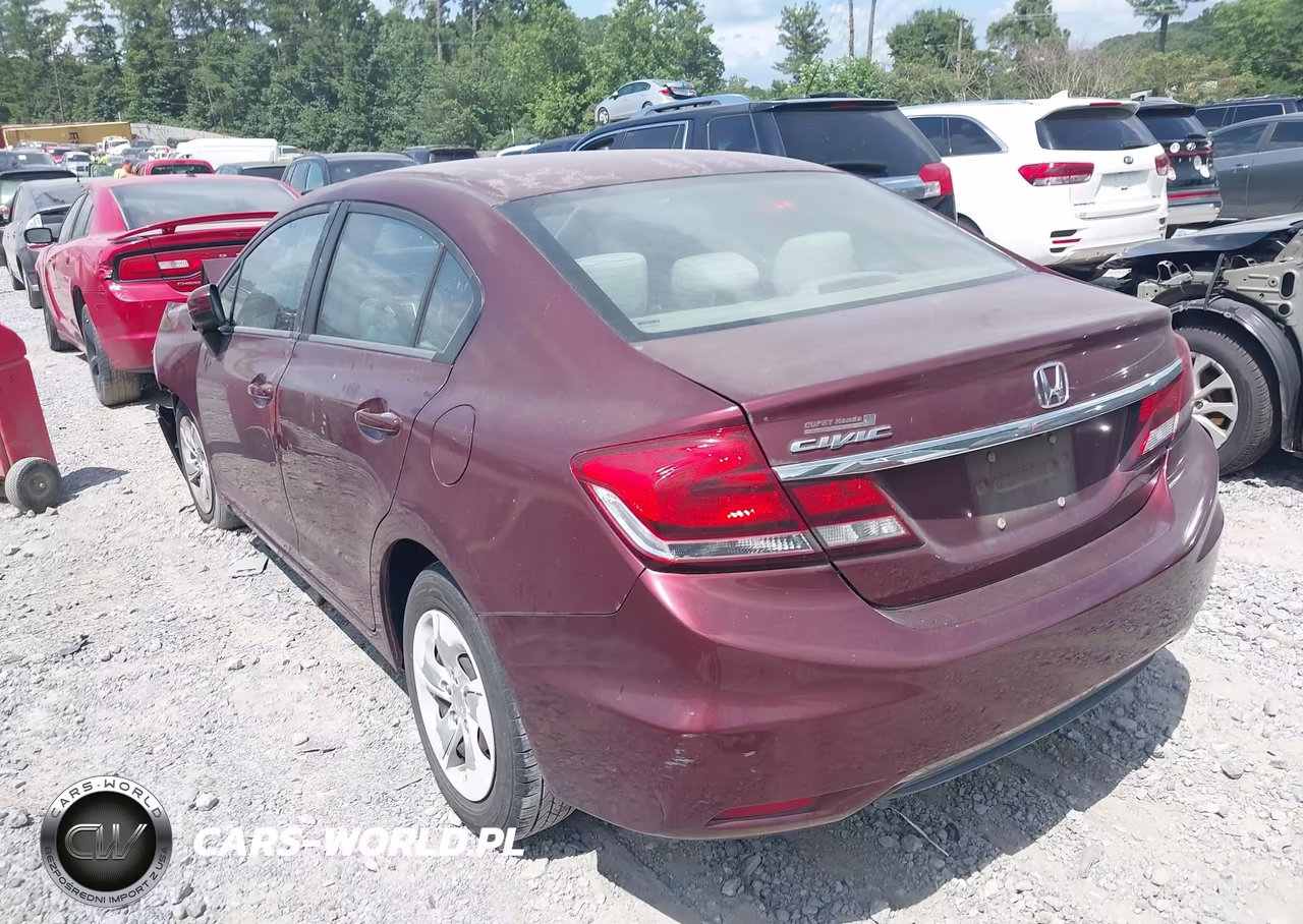 2014 Honda Civic Lx VIN:2HGFB2F52EH525116 - 3